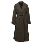 Cappotto Tema In Tweed Lana, Nylon