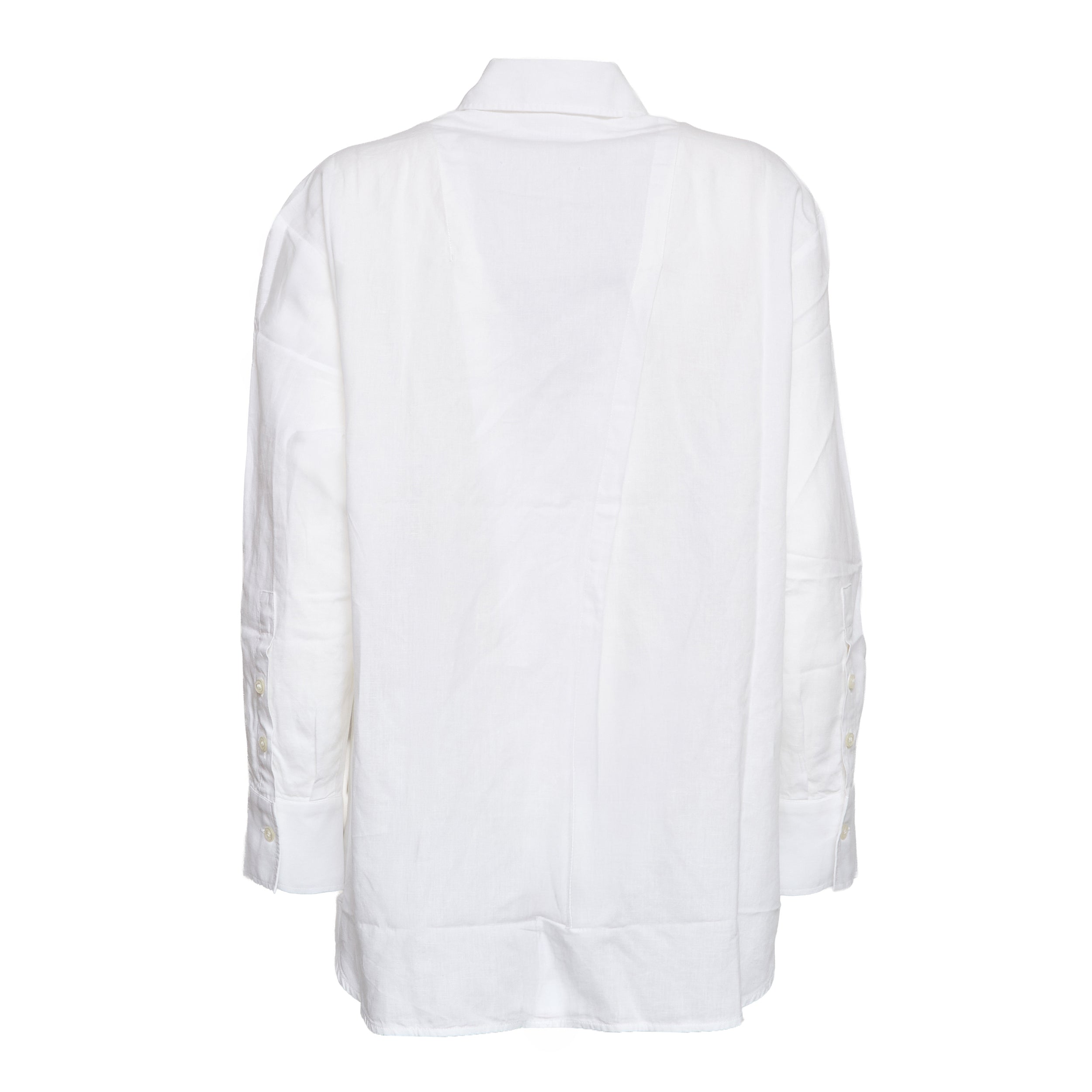 Cotton Linen Boyfriend Shirt