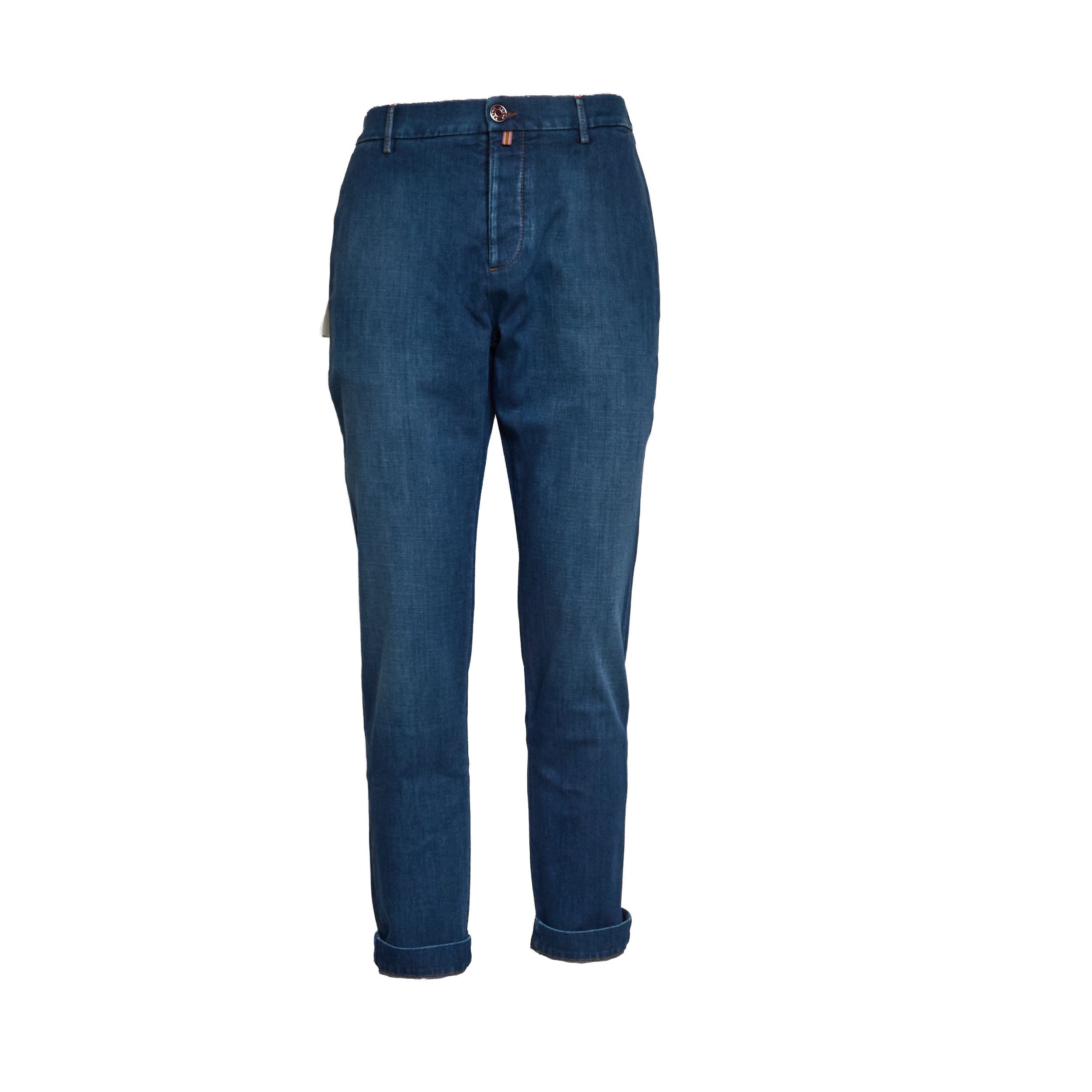 Jeans Gray Denim Blue Stretch Regular Fit