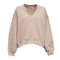 Felpa Rare Scollo V Con Zip Dietro