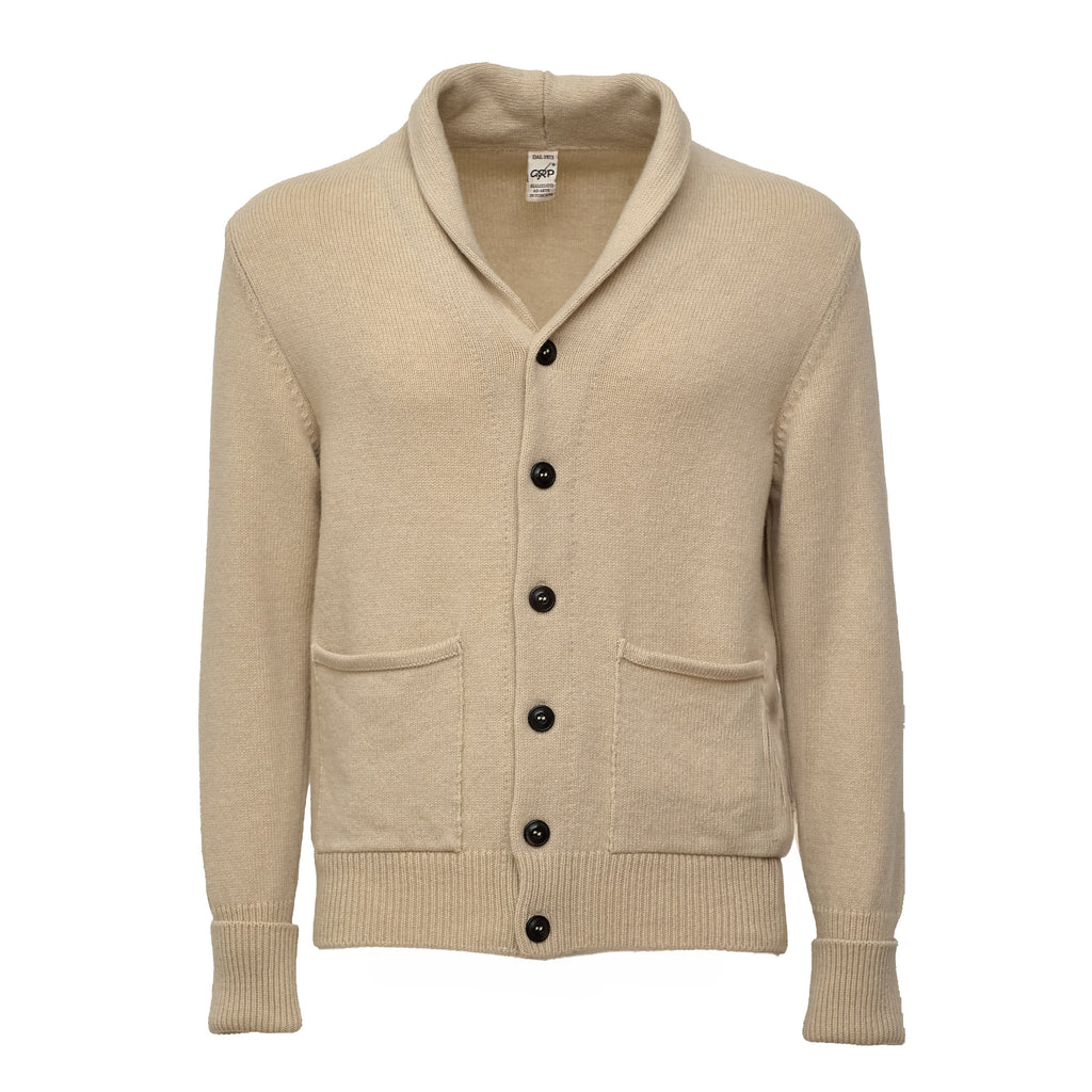 Shawl Collar Cardigan Wool, Cashmere