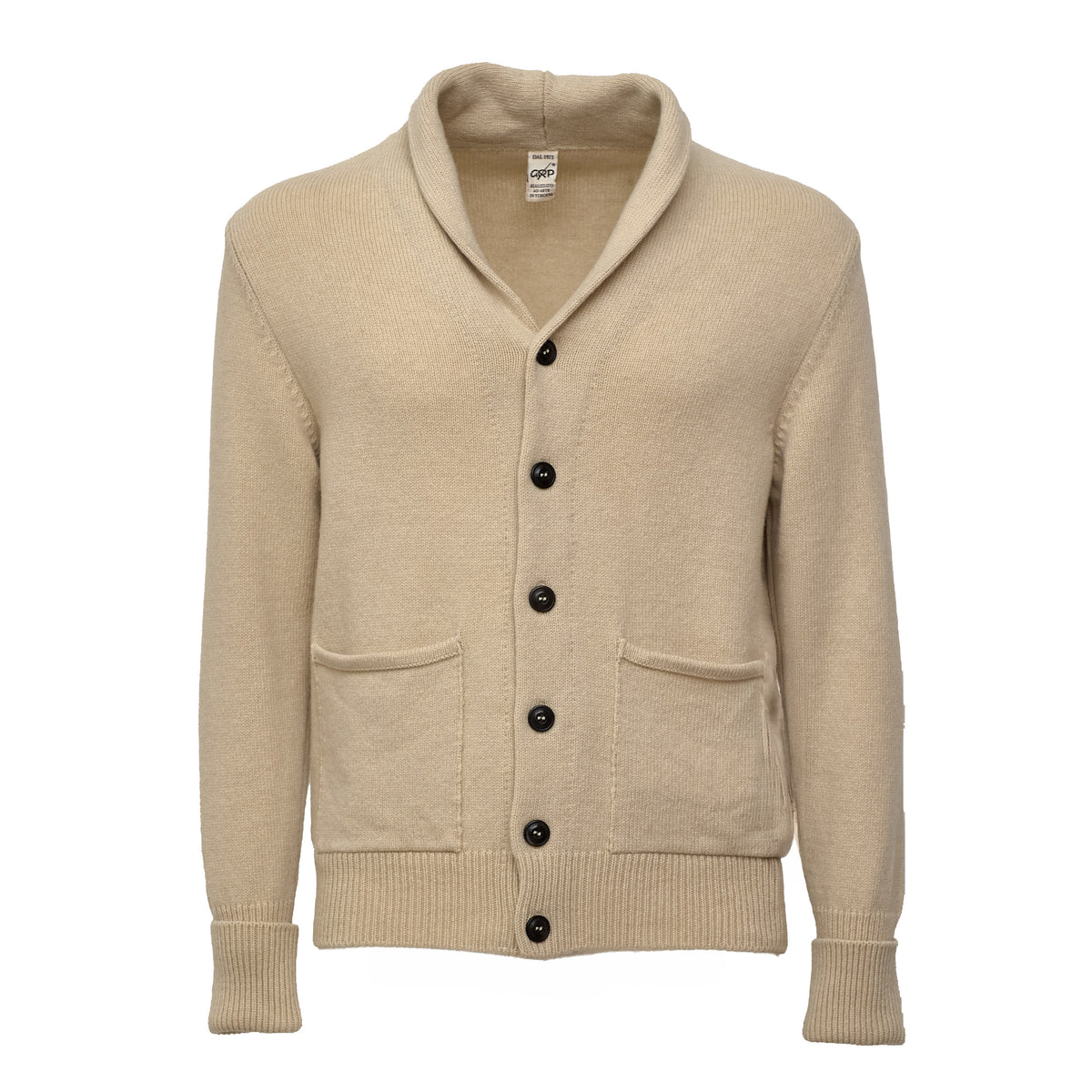 Shawl Collar Cardigan Wool, Cashmere