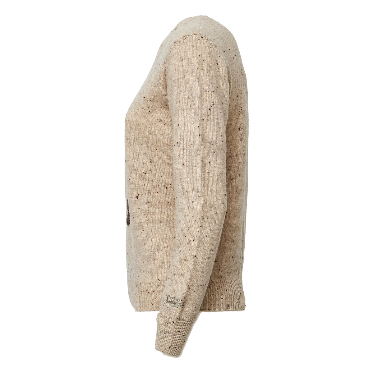 New Queen Donegal Round Neck Alpaca Sweater