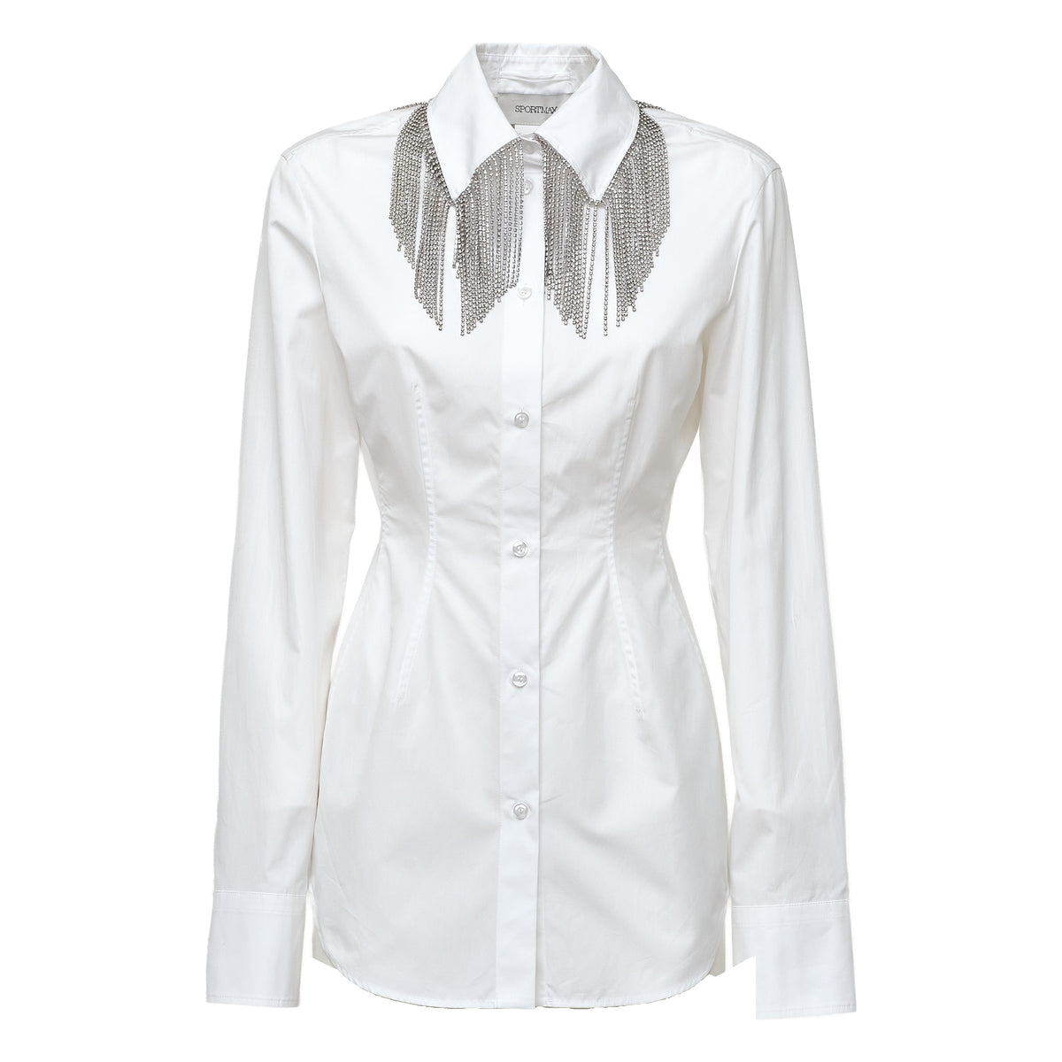 Camicia Pesi In Popeline Di Puro Cotone