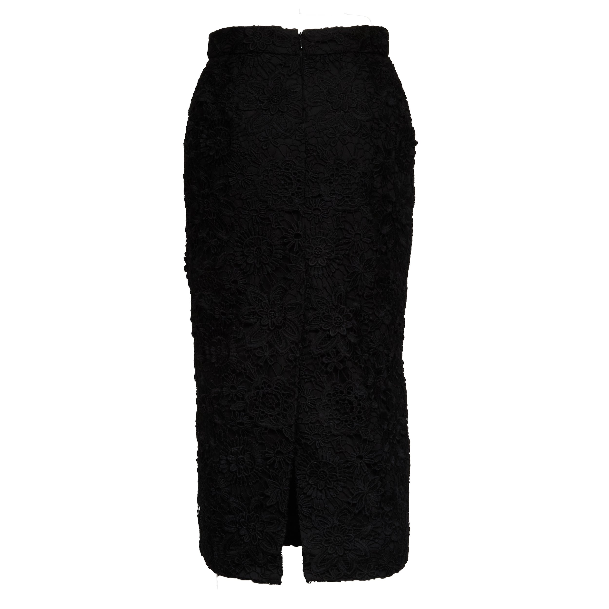 Jourget Lace Pencil Skirt