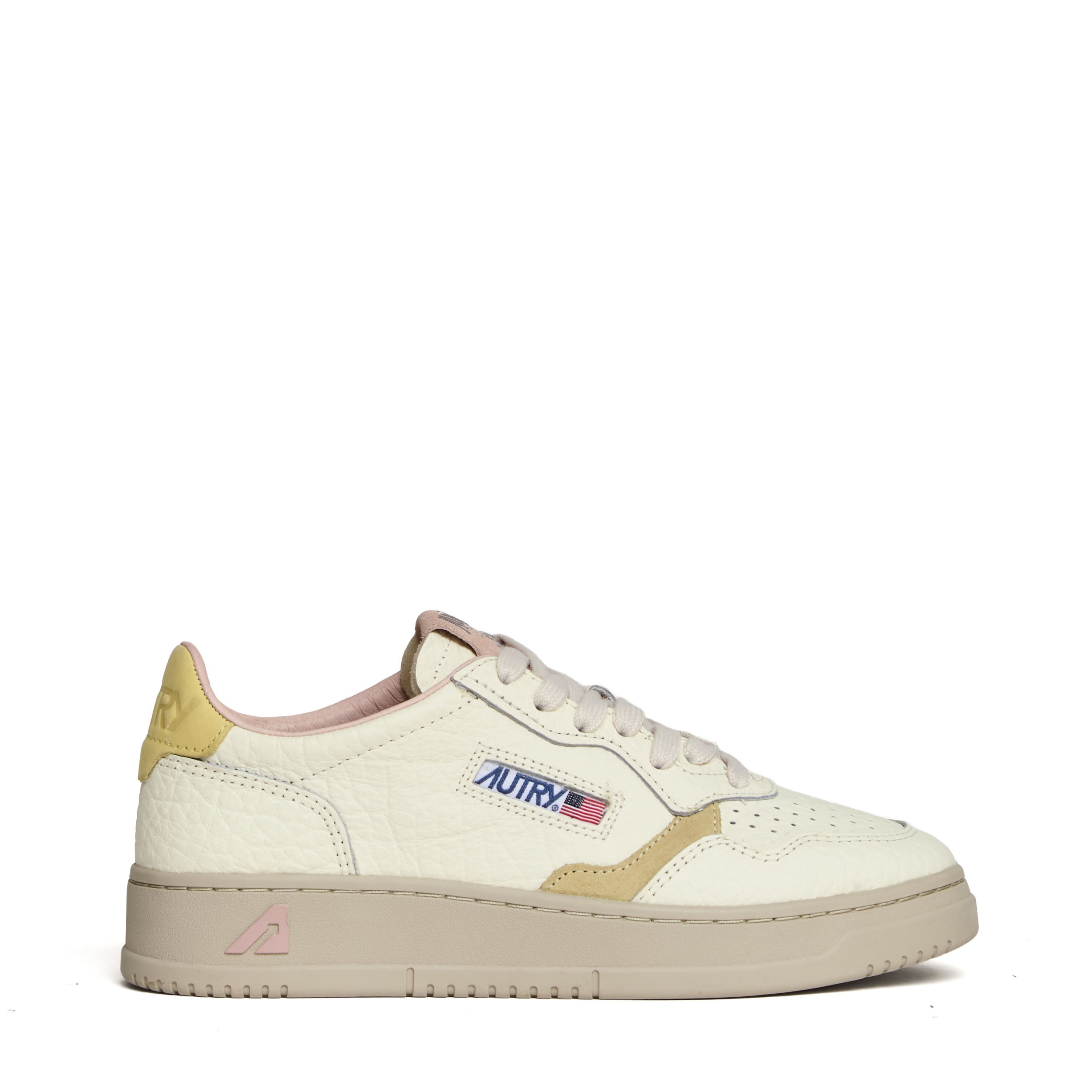 Sneakers Medalist Low In Pelle, Suede Elephant