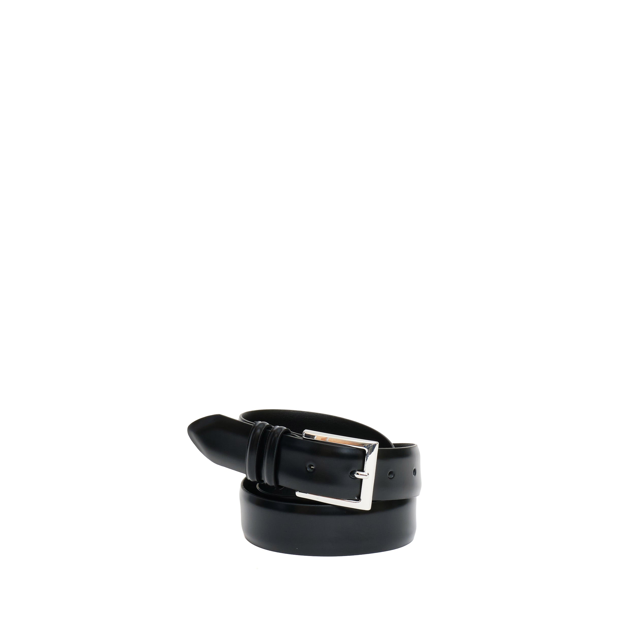 Cintura Classica Calf In Pelle 3 Cm