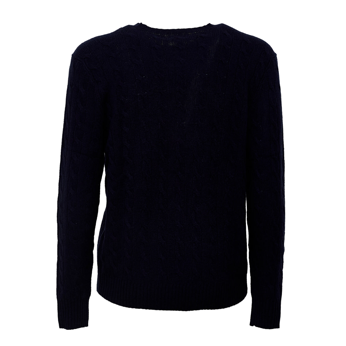 Cable-Knit Crewneck Pullover In Wool, Cashmere