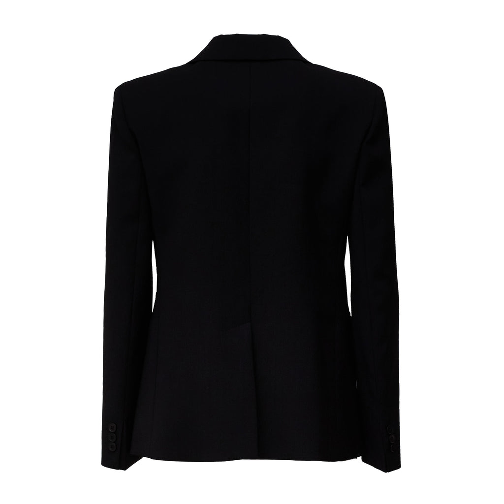 Blazer Lamine In Tela Pura Lana Natural Stretch