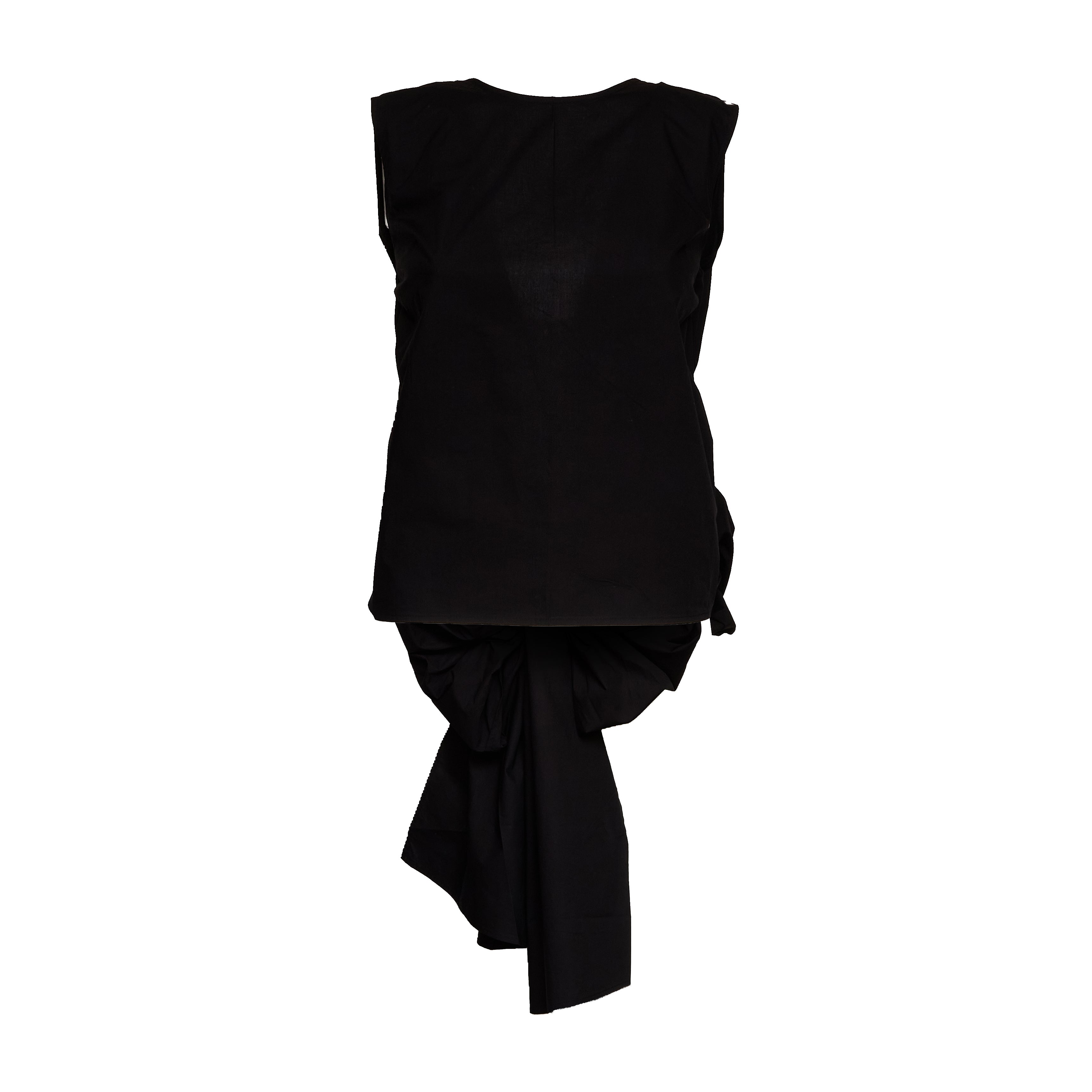 Top Jelani Senza Maniche Con Fiocco