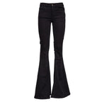 Jeans Karen Super Skinny Bootcut In Denim Stretch 10 Oz