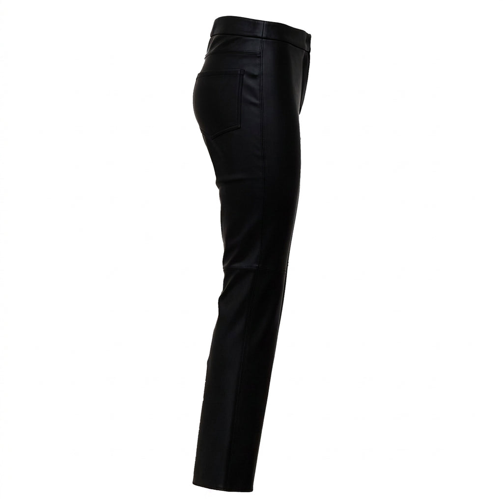 Pantaloni Sublime In Jersey Effetto Pelle