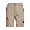 Bermuda Brushed Organic Cotton Canvas Old Effect