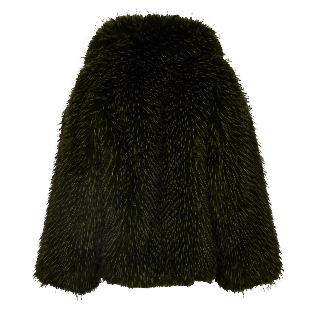 Kastanje Foax Fur Coat