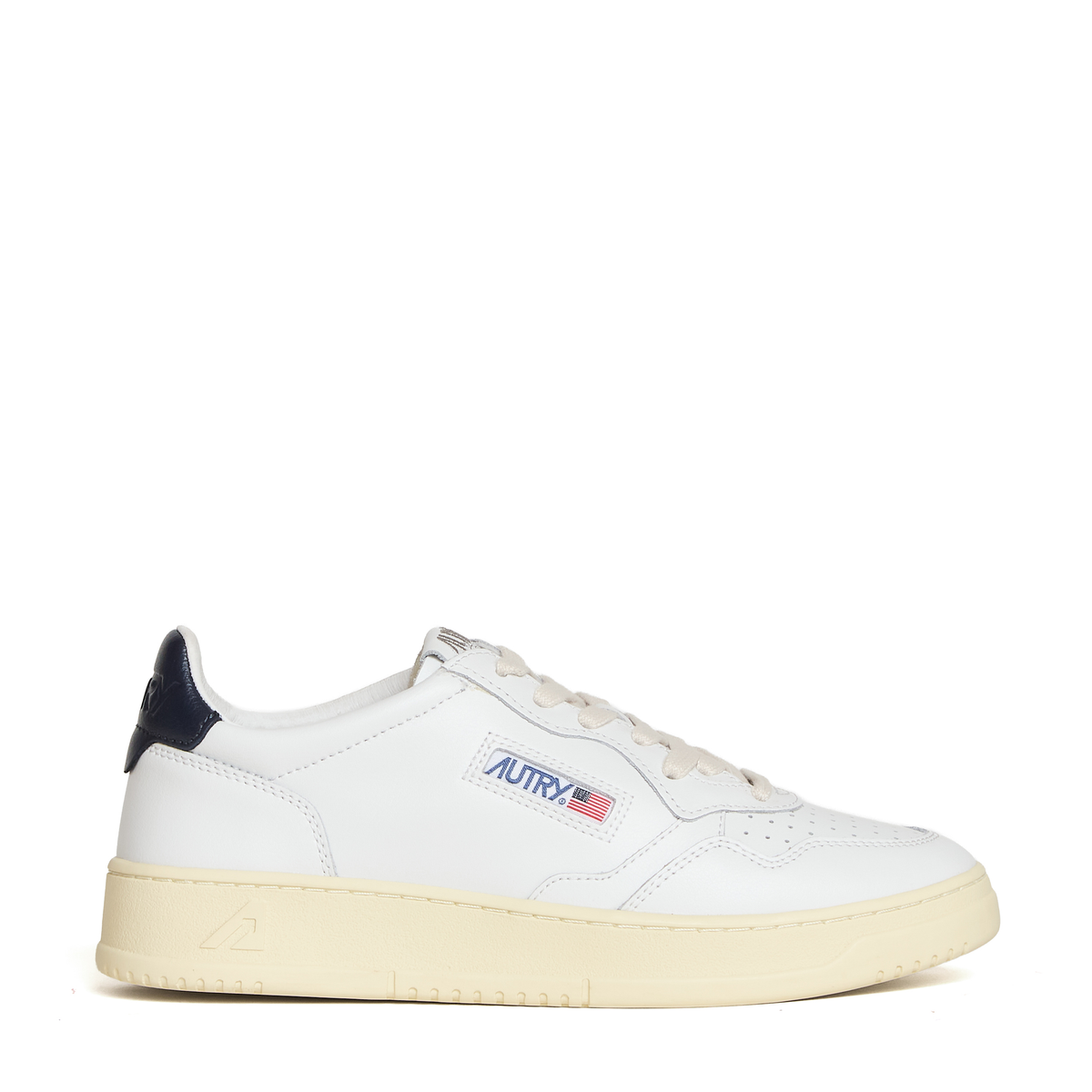 Sneakers Medalist Low In Pelle Bianca, Space