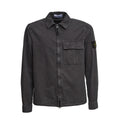 Overshirt Brushed Organic Cotton Canvas Old Effect