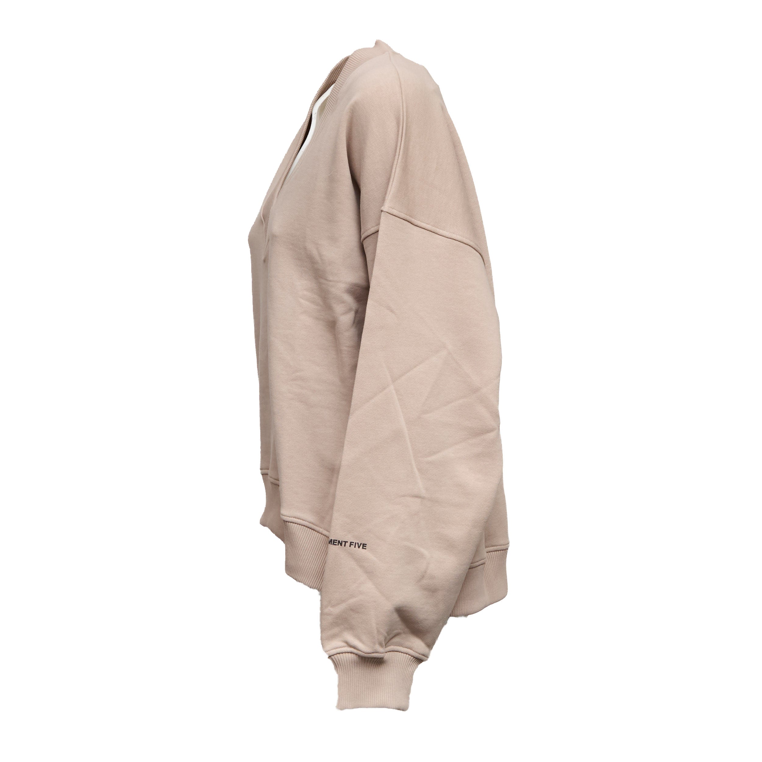 Felpa Rare Scollo V Con Zip Dietro