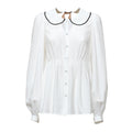 Camicia Con Bottone Gioiello