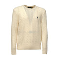 Cable-Knit Crewneck Pullover In Wool, Cashmere