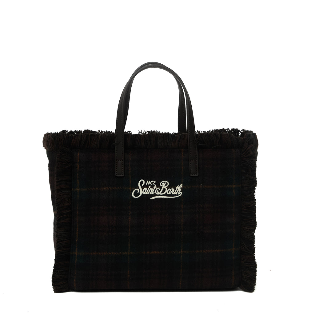 Colette Wool Hand Bag With Strap