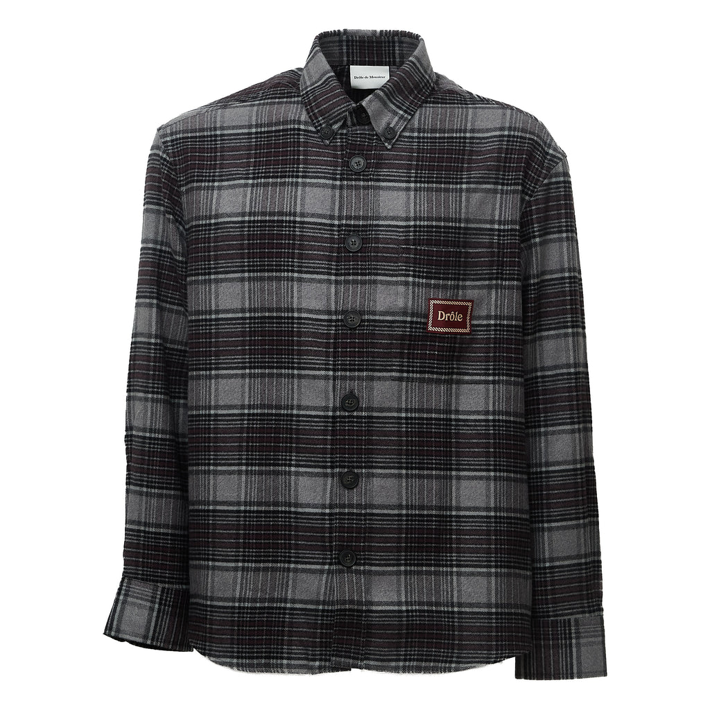 Boxy Flanel Checked Shirt
