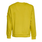 Cotton Diagonal Fleece Crewneck Lens Sweatshirt