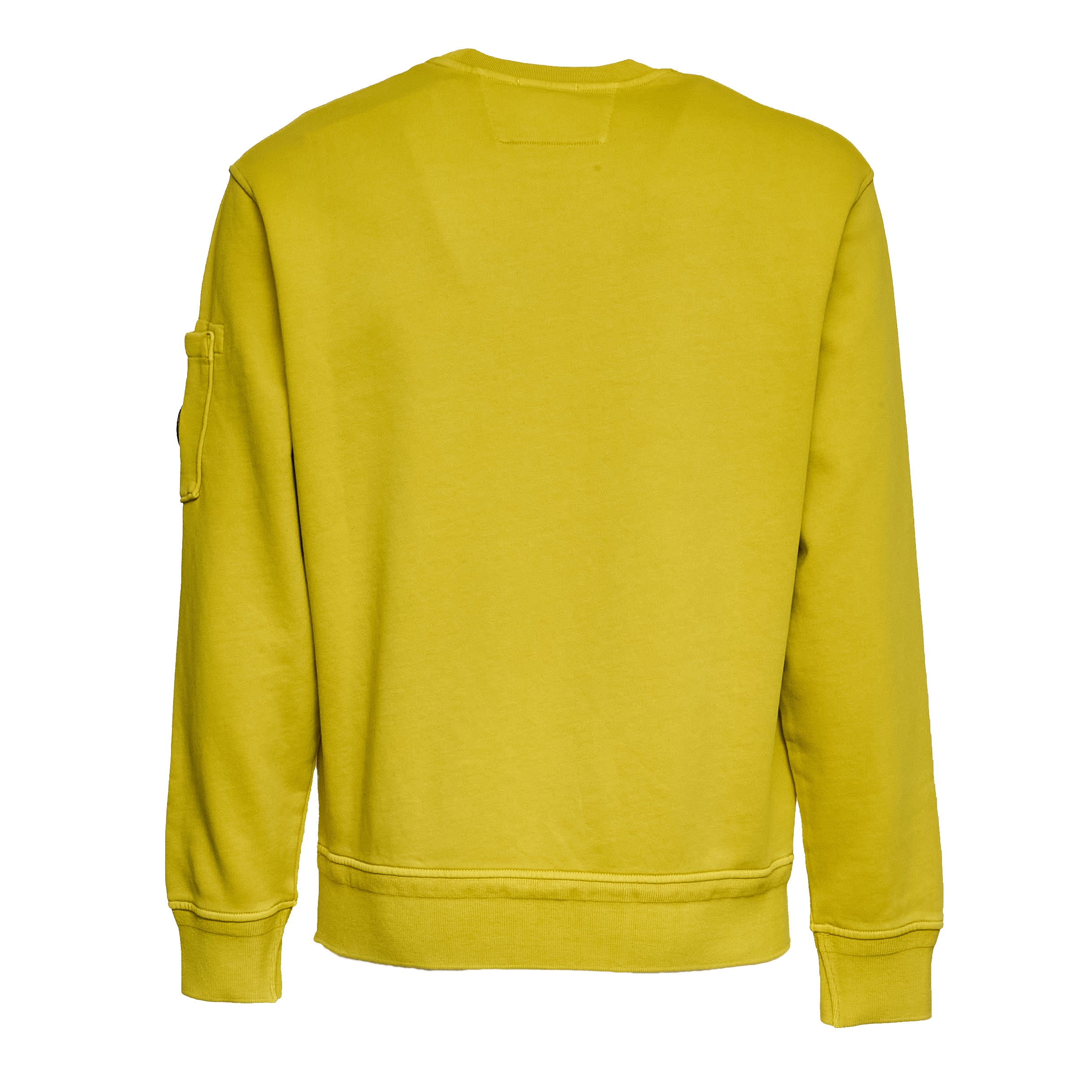 Cotton Diagonal Fleece Crewneck Lens Sweatshirt