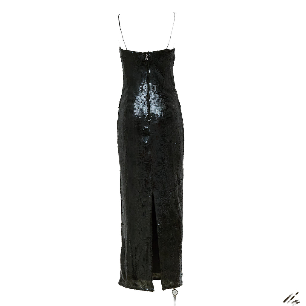 Yuliana Sequins Maxi Slip Dress