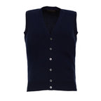 Gilet Bottoni In Lana, Cashmere