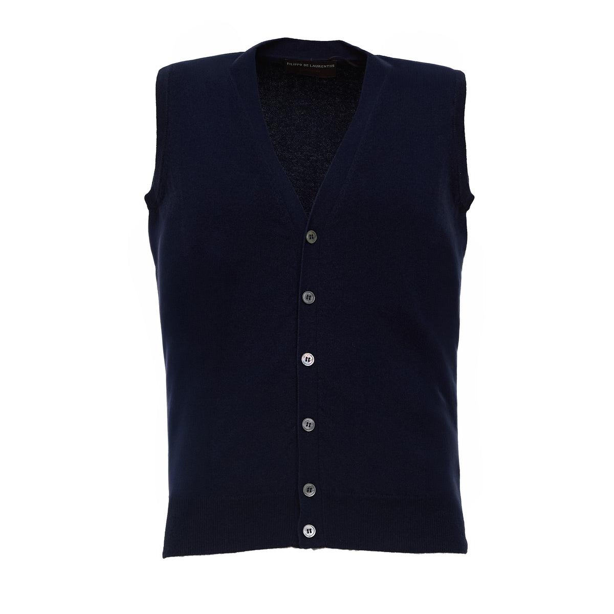 Gilet Bottoni In Lana, Cashmere