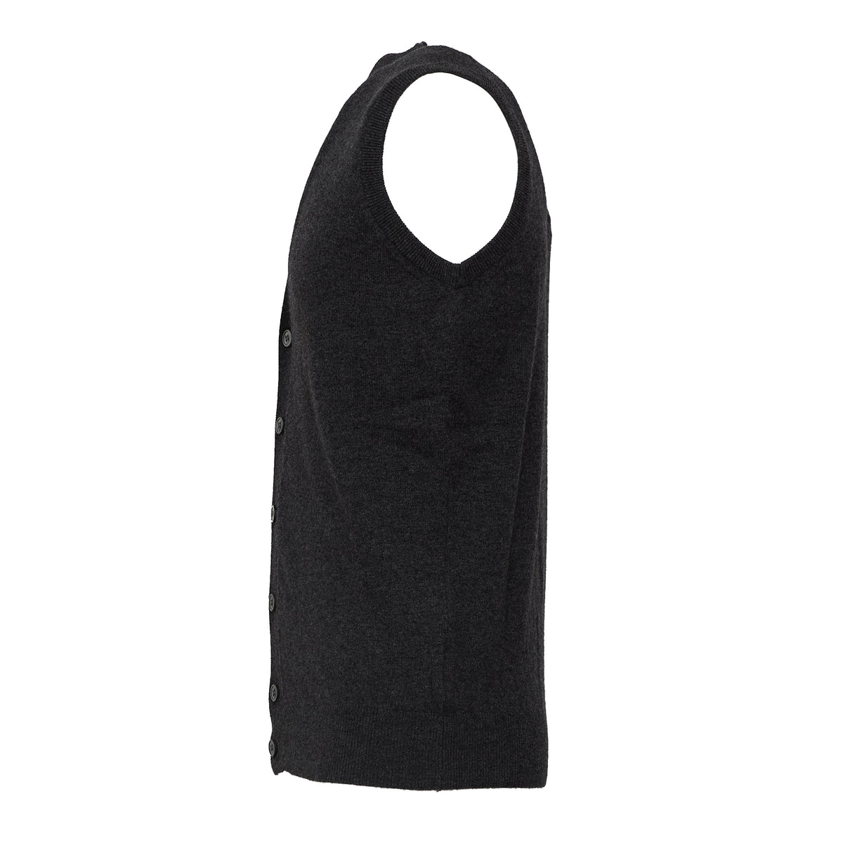 Gilet Bottoni In Lana, Cashmere