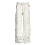 Boho Beauty Richielieu White Pants