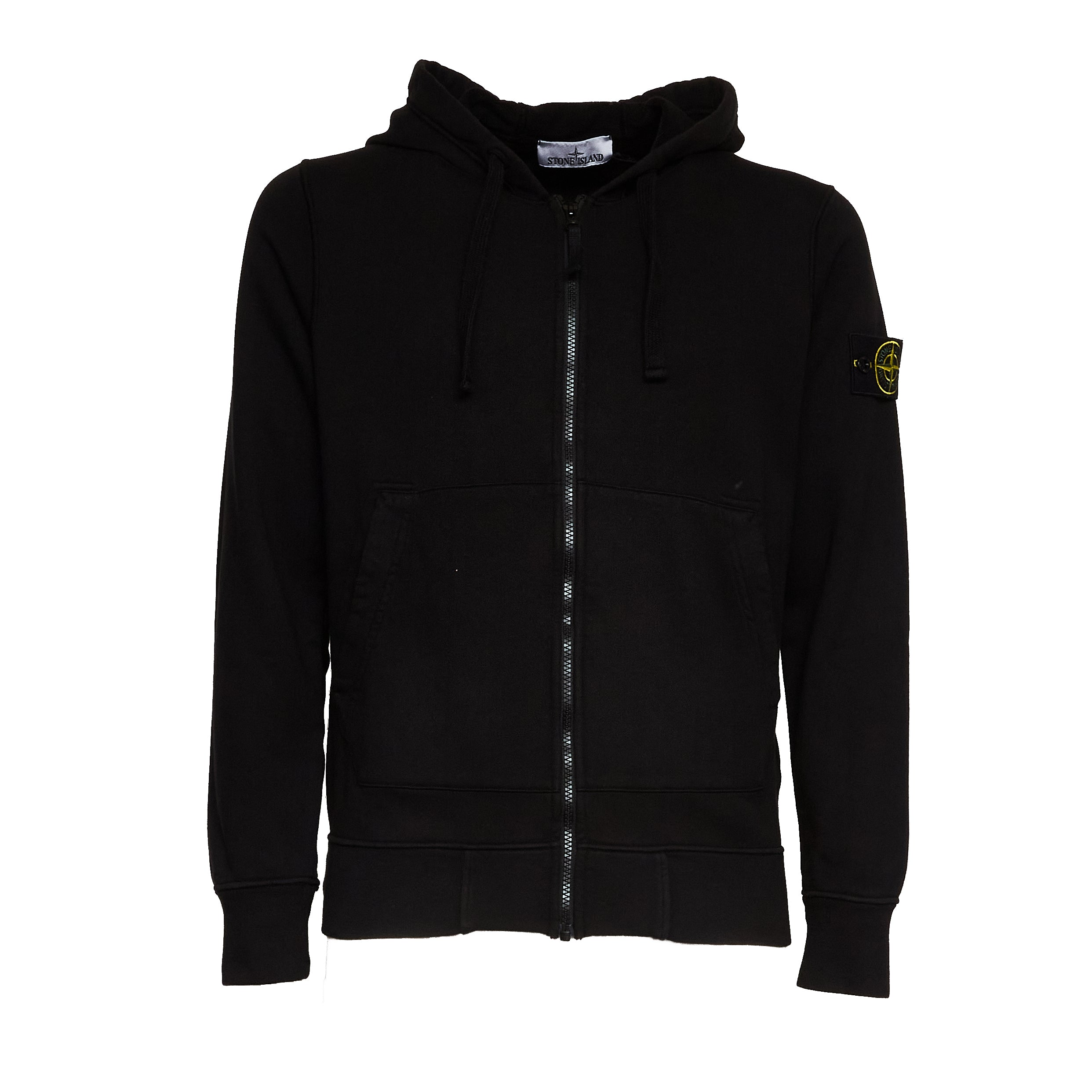 Felpa Con Cappuccio, Zip Organic Cotton Fleece
