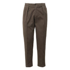 Pantaloni Portobello In Gabardina Di Cotone Lavato