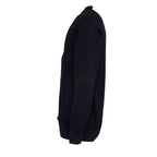 Cardigan In Crêpe Di Cotone
