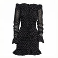 Torana Printed Long-Sleeve Dress