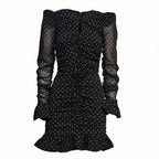 Torana Printed Long-Sleeve Dress