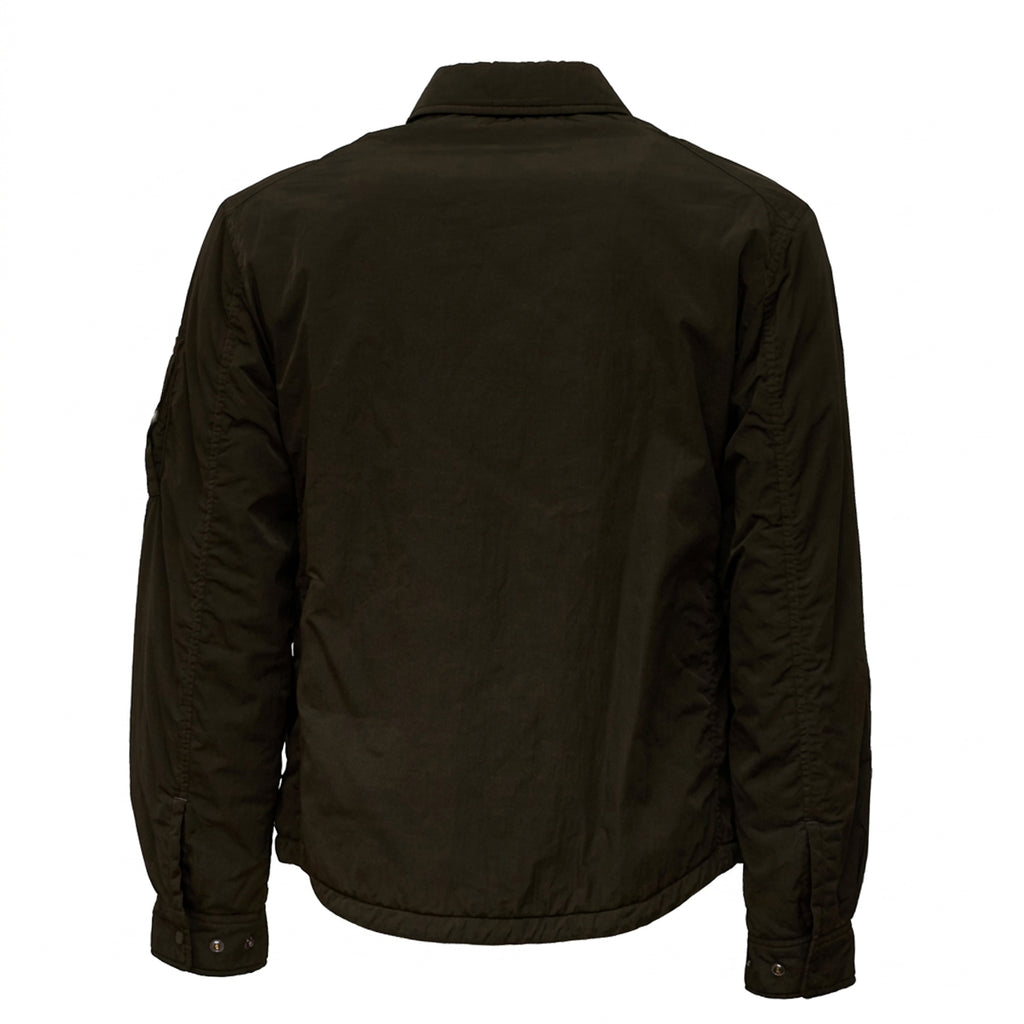 Chrome-R Padded Button Overshirt