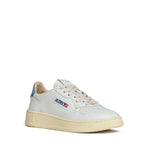 Sneakers Medalist Low In Pelle Bianca, Forget