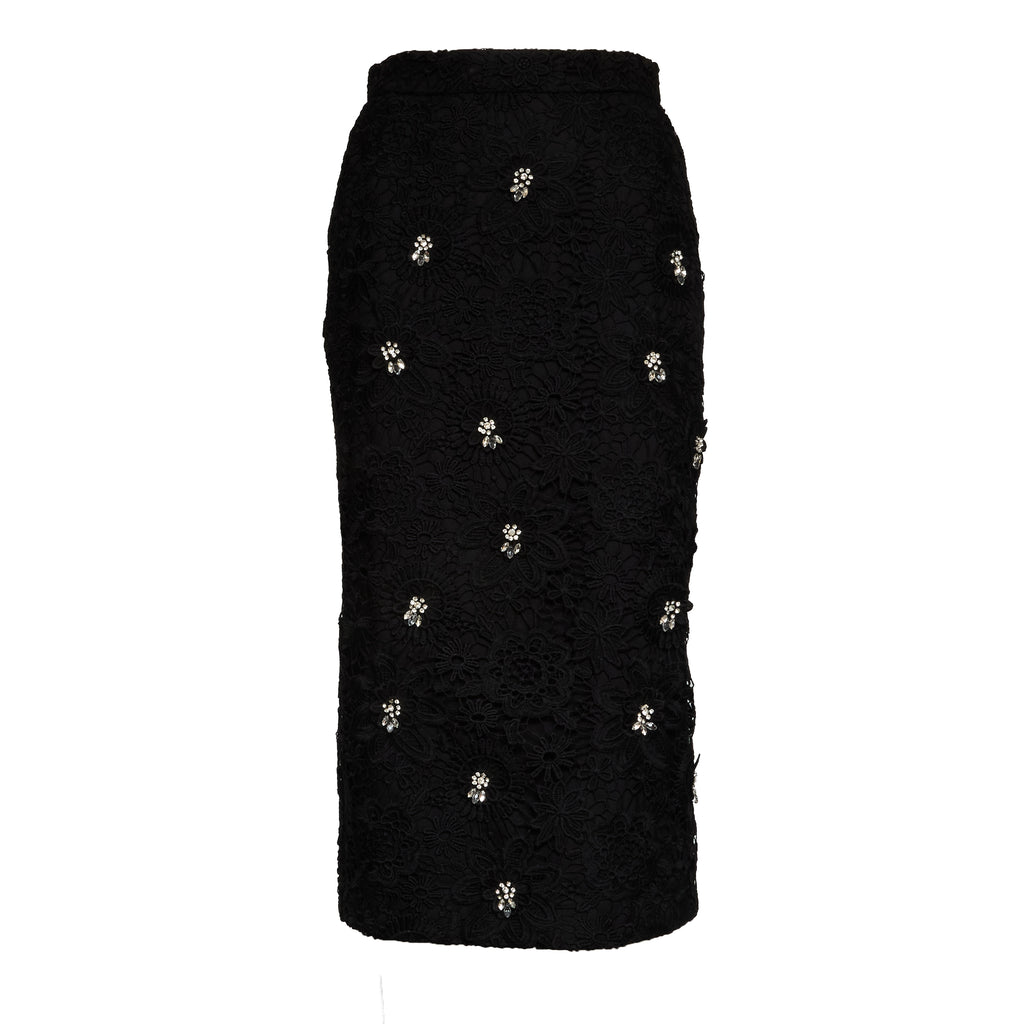 Jourget Lace Pencil Skirt