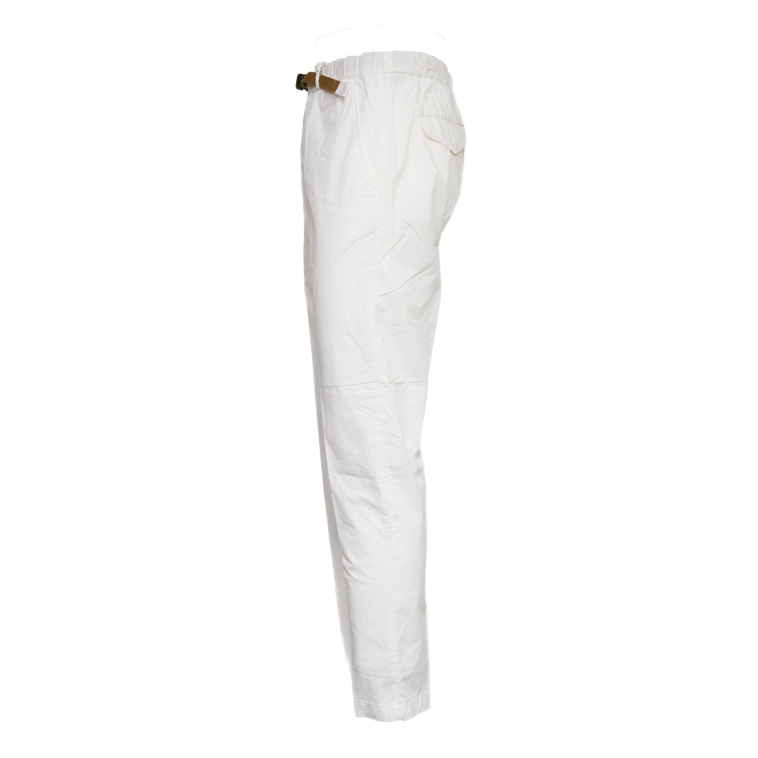 Pantaloni Lunghi In Tela Panaché Con Coulisse