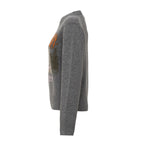 Graphic Wool Sweater Teddy