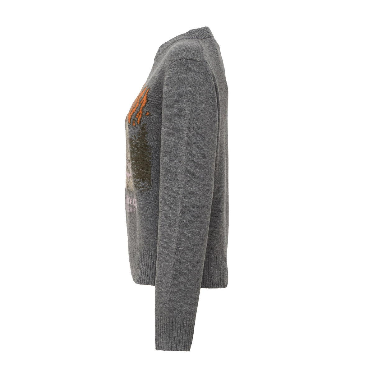 Graphic Wool Sweater Teddy