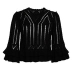 Norma Frilly Cotton Pullover