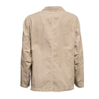 Field Jacket in Gabardine di Cotone e Lino Fay Archive