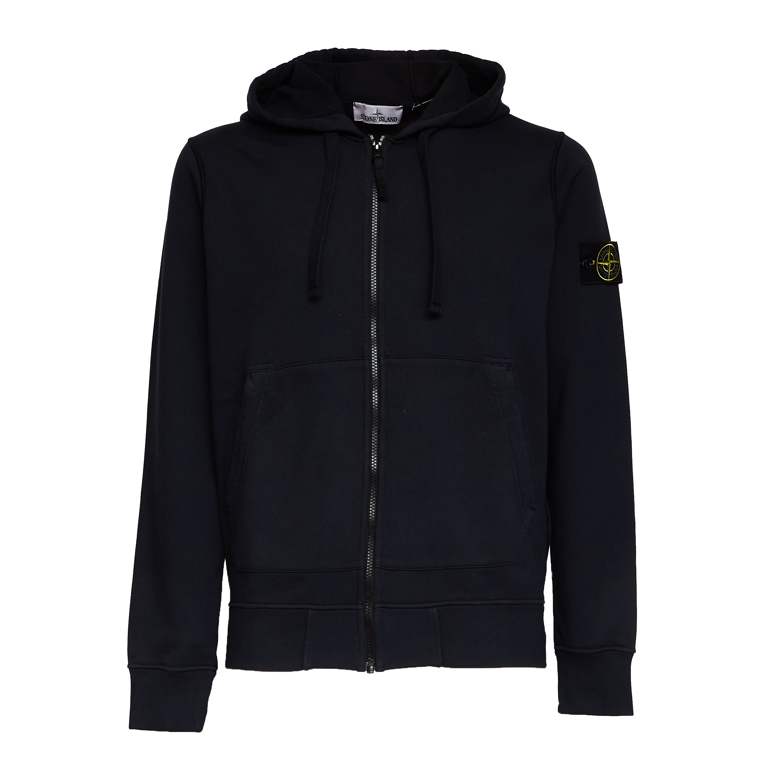 Felpa Con Cappuccio, Zip Organic Cotton Fleece
