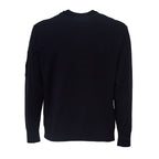 Extrafine Merino Wool Lens Crewneck Sweater