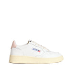 Sneakers Medalist Low In Pelle Bianca, Rosa