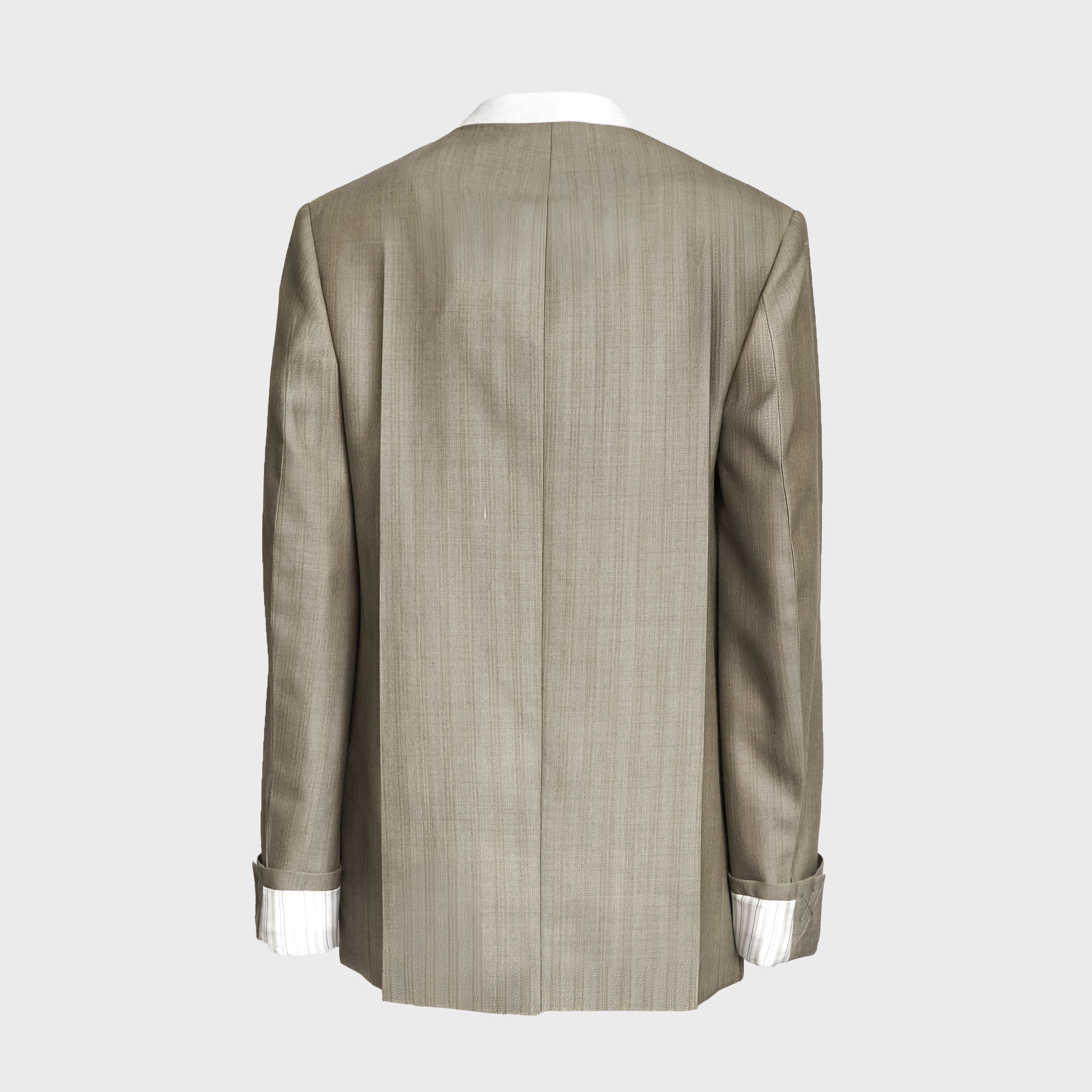 Collarless Jacket
