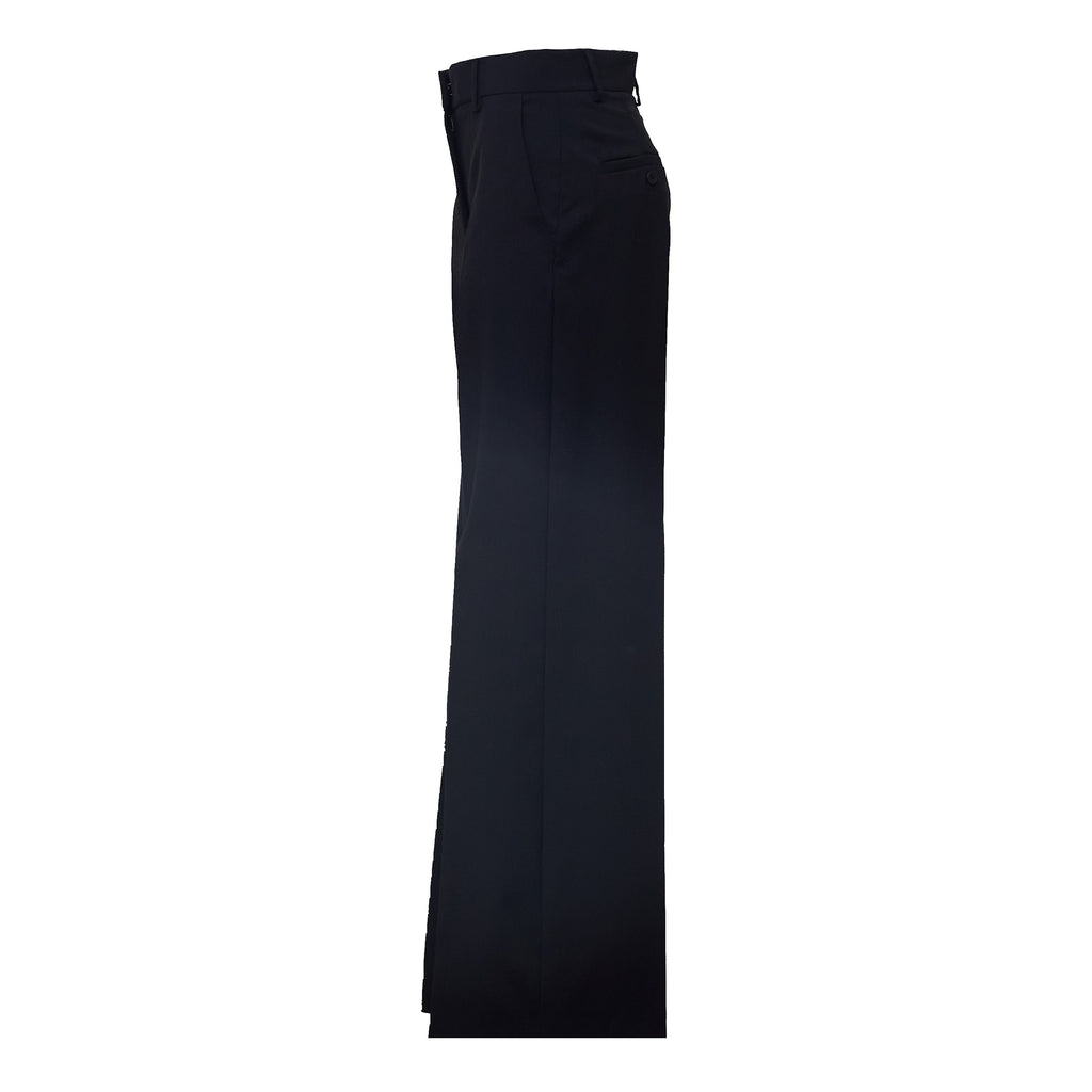 Pantaloni Lunghi Visivo Tela Pura Lana Natural Stetch